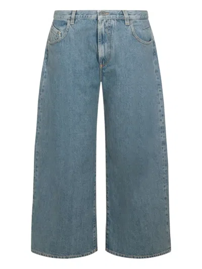 Attico Barril Leg Jeans In Blue