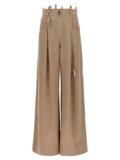 ATTICO BEIGE PALAZZO PANTS