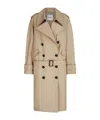 Attico Beige Trench In Sand