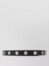Attico Belt Adjustable Length Metal Hardware Studs In Black