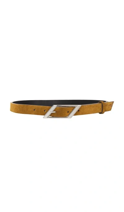 Attico Belt In Olive Brown