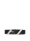 Attico High Quality Calf Leather Belt In Black