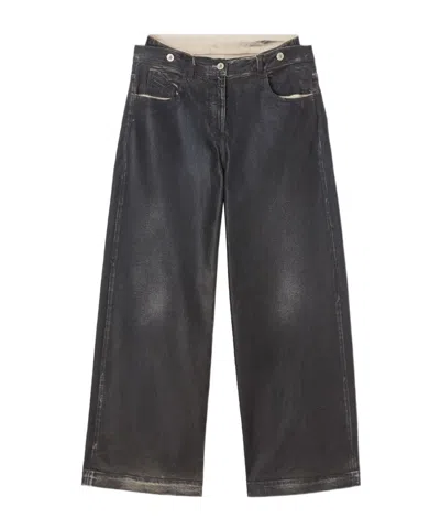 ATTICO BELT-LOOP JEANS