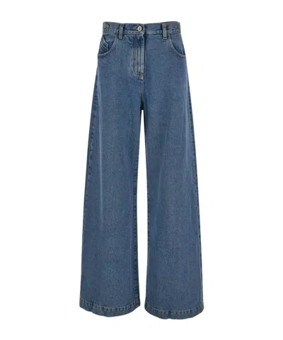 ATTICO BELT-LOOP JEANS