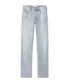 Attico Sky Blue Long Pants In Gray