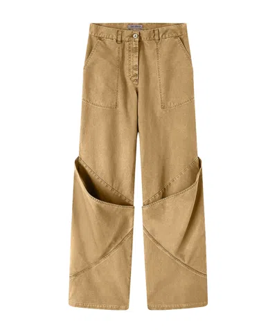 Attico Khaki Long Pant In Cachi