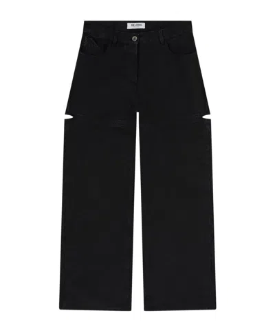 Attico Belt Loops Slacks In Black