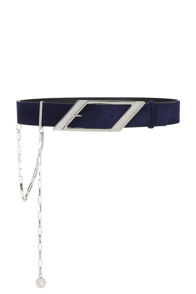 Attico Belt In Navy Blue