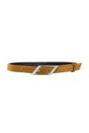 Attico Belt In Olive Brown