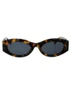 Attico Berta Sunglasses In T-shell/gold/blue