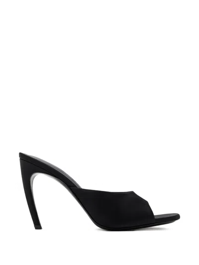 Attico Betta Stiletto Mules In Black