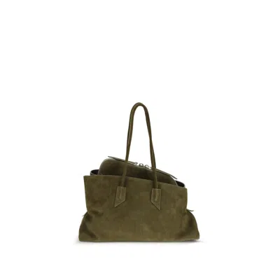 Attico Bicolor Calf Leather Bos Taurus Shoulder Bag