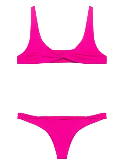 Attico Bikini In Lycra In Pink