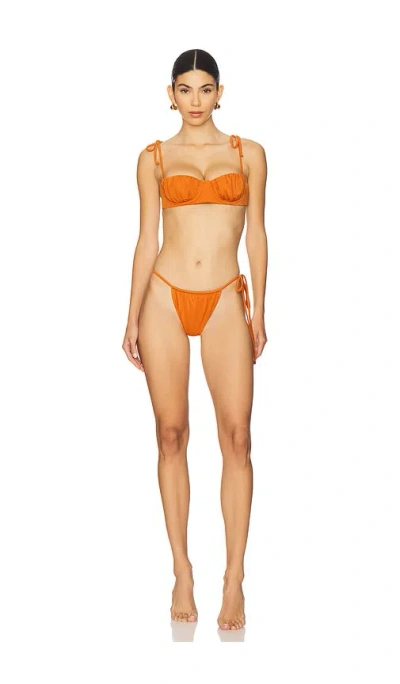 Attico Bikini Set In Orange