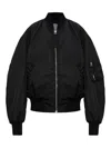 Attico Bishop-sleeves Bomber Jacket