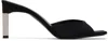 Attico Black Adele Mules In 100 Black