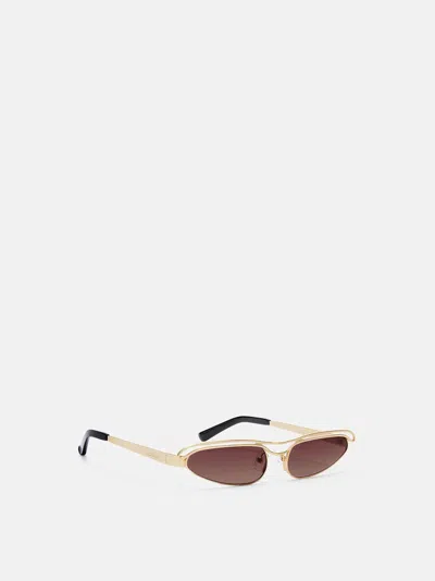 Attico Occhiali Da Sole Black E Gold