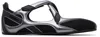 Attico Flat Shoes Blacks And Greys In Black