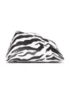 Attico Black And White "8.30pm" Oversized Clutch Bag