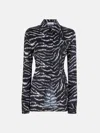 Attico Black And White Shirt In Black/white
