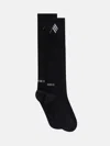 Attico Black And White Socks In Black/white