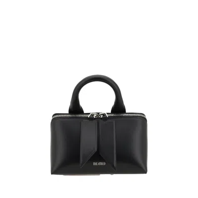 Attico Black Calf Leather Bos Taurus Shoulder Bag