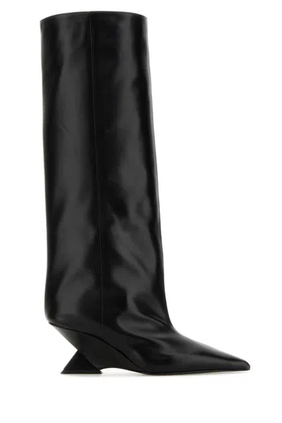 ATTICO BLACK CHEOPE BOOTS