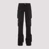 Attico Black Cotton Essie Jeans In Black