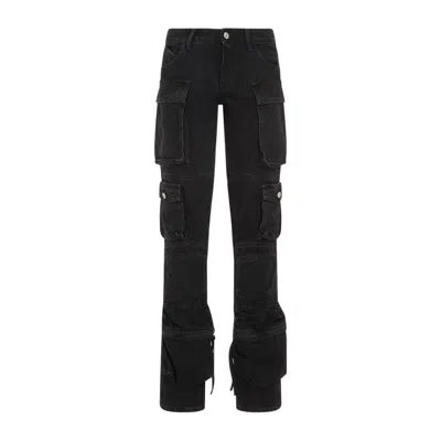 ATTICO THE ATTICO BLACK COTTON ESSIE JEANS