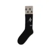 Attico Black Cotton Socks In Black