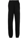Attico The  Cotton Sweatpants In Black