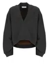 Attico Black Fade And Brown Sweatshirt