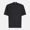 Attico T-shirt Black In Black