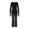 Attico Black Degrade Midi Dress