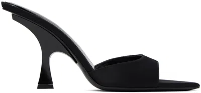 Attico Black Ester Heels In 100 Black