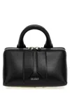 Attico Mini Bow Detail Top Handle Bag In Black