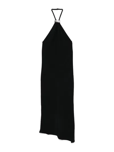 ATTICO VESTIDO MIDI - NEGRO