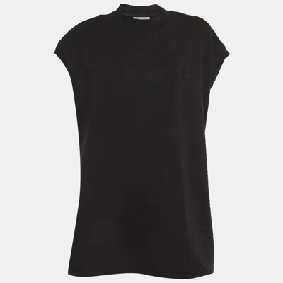 Attico Black Jersey Laurie T-shirt