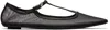 Attico Black Juno Ballerina Flats In 100 Black
