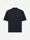 Attico The  Women Black “kilie” Oversized T-shirt In Black