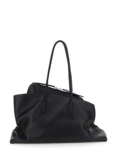 Attico Black La Passeggiata Medium Tote