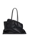 Attico Black La Passeggiata Medium Tote In Black