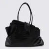 Attico Medium La Passeggiata Embossed Bag In Black