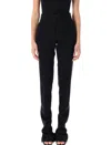 Attico Long Pant Flared In Black