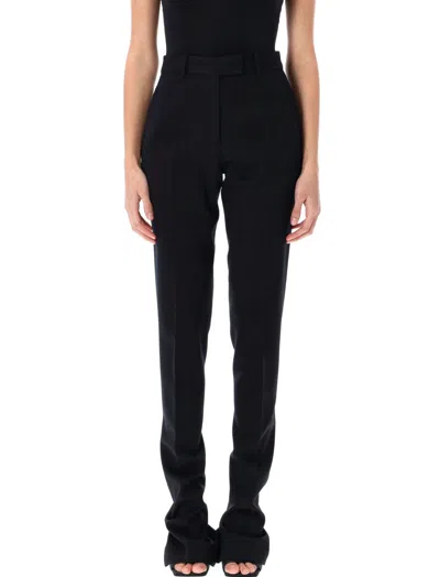 Attico Black Long Flared Pants