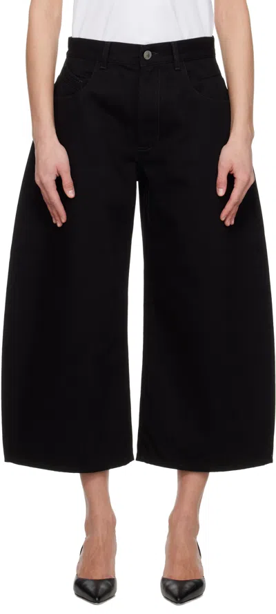 Attico Black Long Jeans