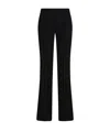 Attico Long Wool Pant In Black