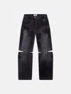 Attico Black Long Pants In Black