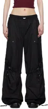 Attico Elegant Long Pants For Women In 100 Black