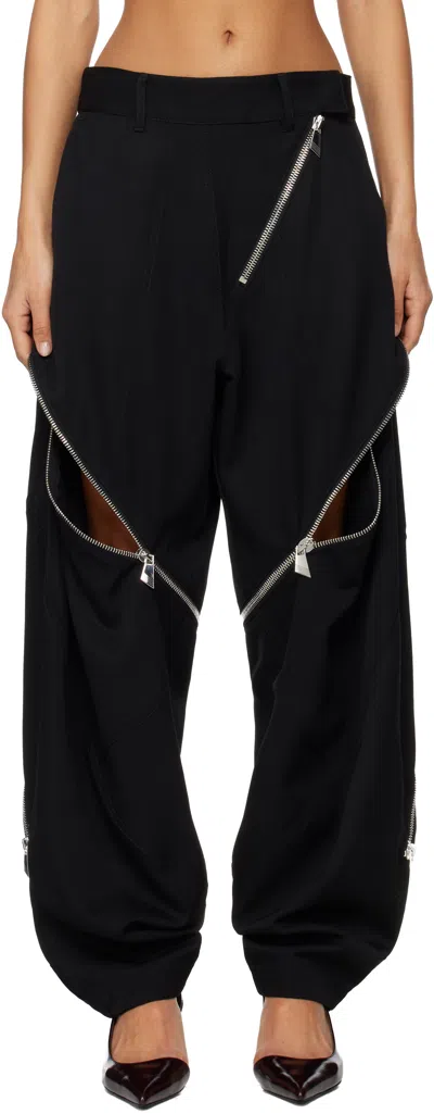 Attico Black Long Trousers